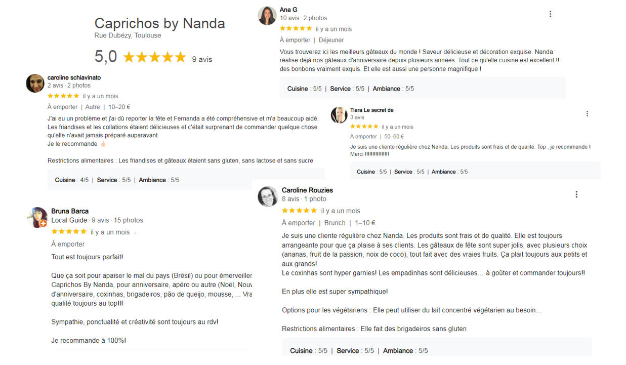 clientes comida brasileira